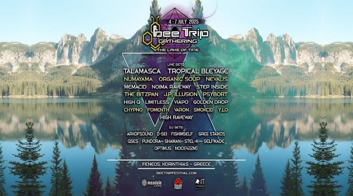 Bee Trip Gathering 2025 // Mosia, Feneos , Korinthos · Greece 4 Jul -7 Jul 2025